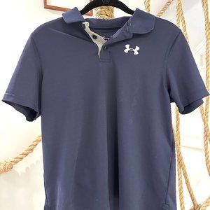 Under Armour Polo Navy YL